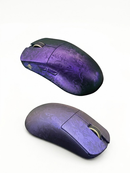 Игровая мышь IPI Qi Pro 8K Purple &mdash; карбоновый корпус, PAW3950, 42000 DPI, 8000 Hz, ультралегкая 54 г IPI-QIPRO-PUR фото