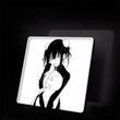 Gaming mouse pad Anime Monochrome Girl Gaming Mousepad XL 450&times; 420 mm
