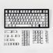 Keycaps COMICS Sketch for mechanical keyboard PBT Double-Shot | Cherry Profile Cap Set, In stock