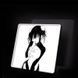 Gaming mouse pad Anime Monochrome Girl Gaming Mousepad XL 450&times; 420 mm