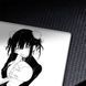 Gaming mouse pad Anime Monochrome Girl Gaming Mousepad XL 450&times; 420 mm