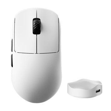 Scyrox V8 White - ultra-light gaming mouse 36 g, PixArt 3950 sensor, 250 mAh, wireless/wired, custom encoder