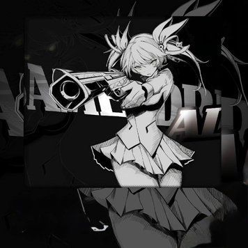Gaming mouse pad Anime Shooter Girl Gaming Mousepad XL 450&times; 400 mm