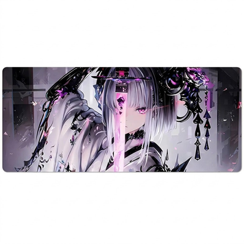Gaming mouse pad Anime Katana Girl XL 900&times; 400 mm - large gaming mouse pad with anime design