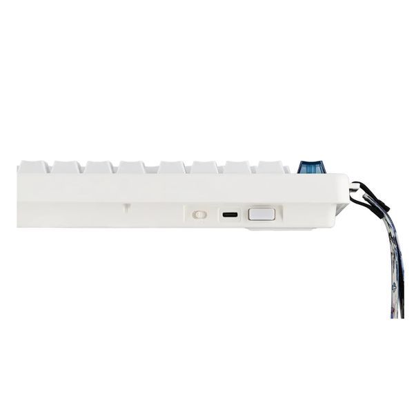 Klawiatura mechaniczna Cidoo QK75 Obudowa PC | 75% Tri-Mode | Hot-swap | Mocowanie uszczelki | VIA, Niedostępny, Biały