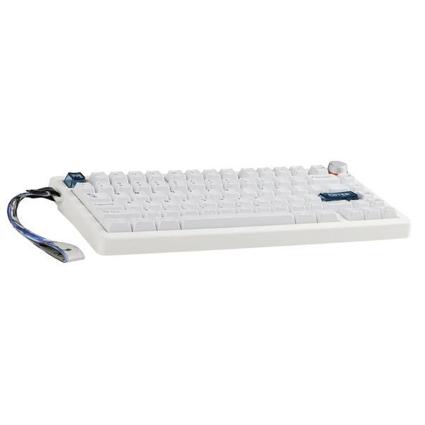 Klawiatura mechaniczna Cidoo QK75 Obudowa PC | 75% Tri-Mode | Hot-swap | Mocowanie uszczelki | VIA, Niedostępny, Biały