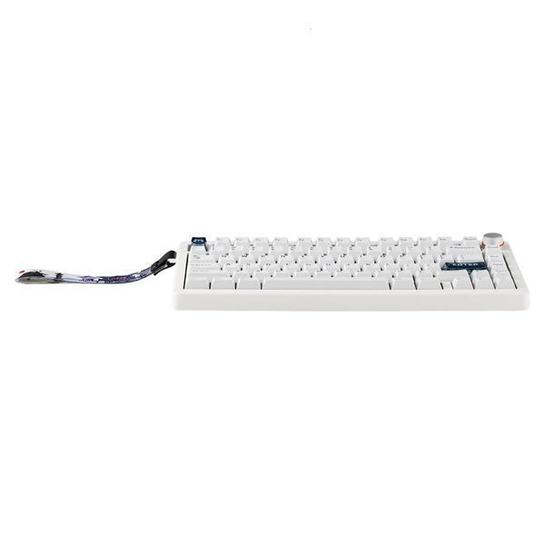 Klawiatura mechaniczna Cidoo QK75 Obudowa PC | 75% Tri-Mode | Hot-swap | Mocowanie uszczelki | VIA, Niedostępny, Biały