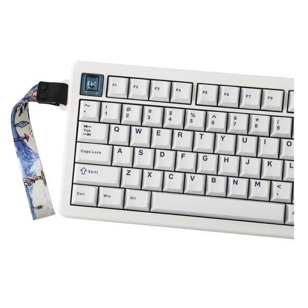 Klawiatura mechaniczna Cidoo QK75 Obudowa PC | 75% Tri-Mode | Hot-swap | Mocowanie uszczelki | VIA, Niedostępny, Biały