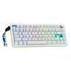 Klawiatura mechaniczna Cidoo QK75 Obudowa PC | 75% Tri-Mode | Hot-swap | Mocowanie uszczelki | VIA, Niedostępny, Biały