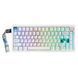 Klawiatura mechaniczna Cidoo QK75 Obudowa PC | 75% Tri-Mode | Hot-swap | Mocowanie uszczelki | VIA, Niedostępny, Biały