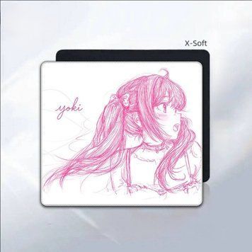 Gaming mouse pad Anime Yoki Pink Gaming Mousepad 450&times; 400 mm