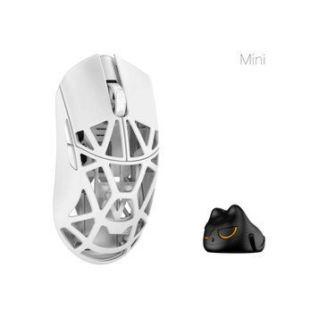 Мышь WLmouse Beast X Mini Pro OMRON Opticals Solid Sides Milky White MINI-SHIXIN-White-O фото