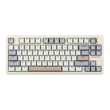 Klawiatura mechaniczna Epomaker Galaxy70 Aluminium | 75% Tri-Mode | Hot-swap | Mocowanie uszczelki, Niedostępny, Beżowy