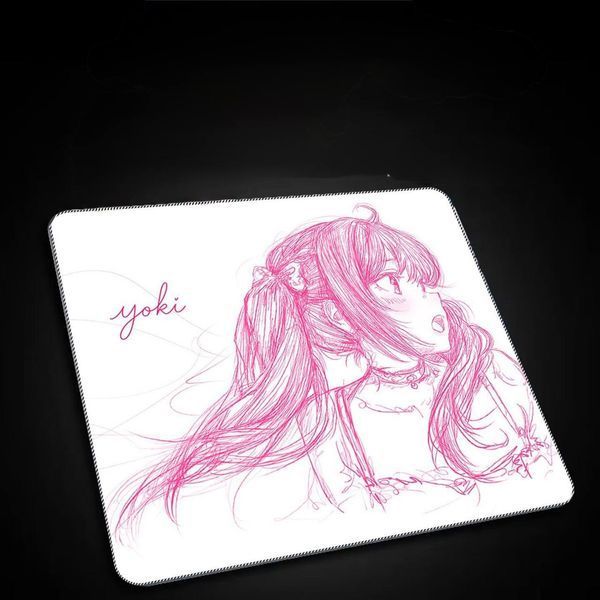 Gaming mouse pad Anime Yoki Pink Gaming Mousepad 450&times; 400 mm