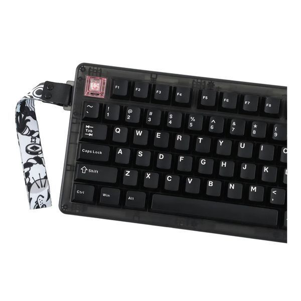 Mechanical Keyboard Cidoo QK75 PC Case | 75% Tri-Mode | Hot-swap | Gasket Mount | VIA, Out of stock, Black