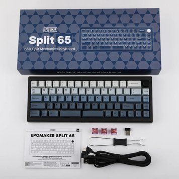 EPOMAKER Split 65 (Alice Layout) Black EPM-SPLIT65-BLK-V2 фото