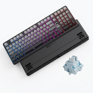 Klawiatura Mchose G98 V2 Black Gradient Ice Blue