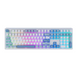 Mechanical keyboard EPOMAKER TH108 White - 100%, 108 keys, Hot-Swap, RGB, Gasket Mount, 10000 mAh, EPOMAKER Sea Salt Silent Switch