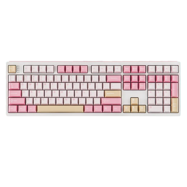 Механическая клавиатура EPOMAKER TH108 Pink &mdash; 100%, 108 клавиш, Hot-Swap, RGB, Gasket Mount, 10000 мА&middot;ч, EPOMAKER Sea Salt Silent Switch EPM-TH108-SSS-PNK фото