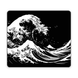 Ігровий килимок для миші BEOWELL Great Wave Black & White MP-BWL-GREATWAVE-BW фото