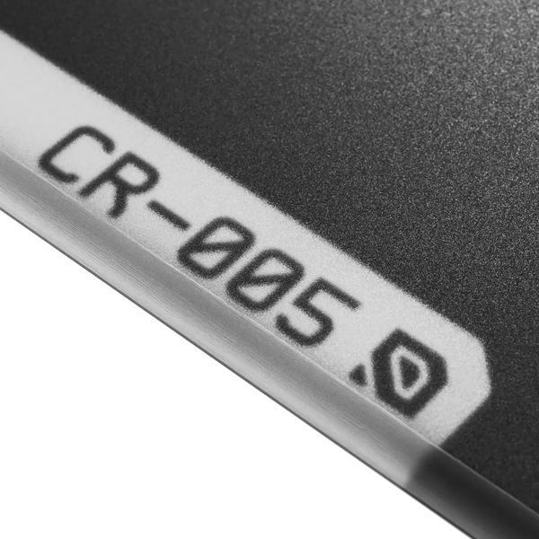 Wallhack CR-005 Black Glass Gaming Mousepad &mdash; скляний ігровий килимок для контролю 44x51cm WAL-CR005-BLK фото