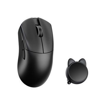 WLmouse HUAN Black - ultra-light 48 g mouse with an all-magnesium body, PAW3950HS sensor and native 8K polling