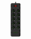 Listwa zasilająca 10 gniazd + 4 USB + 2 PD, 7 m Black
