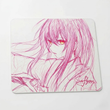 Gaming mouse pad Snflyan Anime Sketch Pink 480x400 mm &ndash; large gaming mousepad for FPS and gaming setup