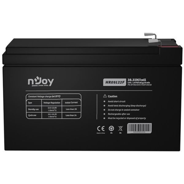Акумуляторна батарея Njoy HR09122F 12V 9AH (BTVACIUOCTH2FCN01B) AGM HR09122F фото