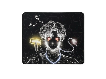 Gaming mouse pad Zodiac Gemini 480&times;400&times; 4 mm - large gaming mouse pad Gemini with space design