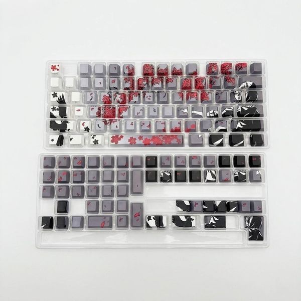 Keycap Sakura PBT for mechanical keyboard &ndash; Dye-Sub, Novelties, 108&ndash;140 keys, In stock