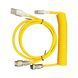 Keyboard Cable AVIATOR Coiled Cable Aluminum Yellow