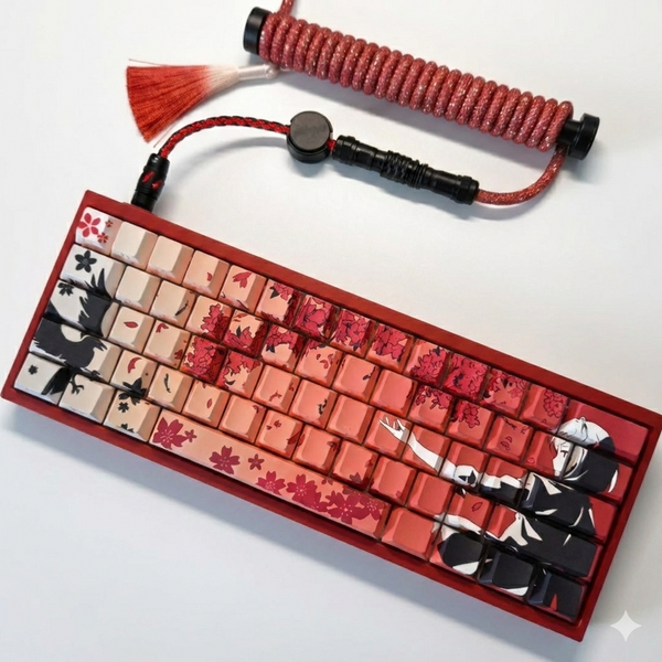 Keycap Sakura PBT do klawiatury mechanicznej &ndash; Dye-Sub, Nowości, 108&ndash;140 klawiszy, Dostępny