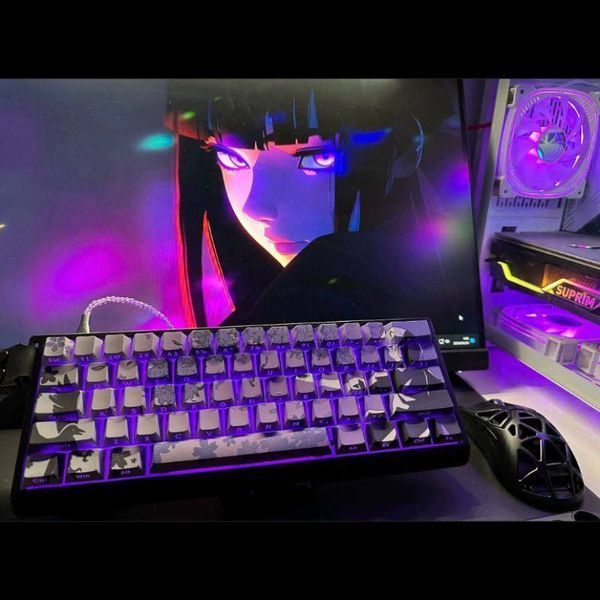 Keycap Sakura PBT for mechanical keyboard &ndash; Dye-Sub, Novelties, 108&ndash;140 keys, In stock