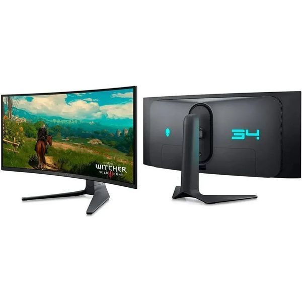 Ультраширокий игровой монитор Alienware AW3423DWF&mdash; 34" QD-OLED, Curved, 165Hz, 0.1ms, WQHD AW-AW3423DWF-BLK фото