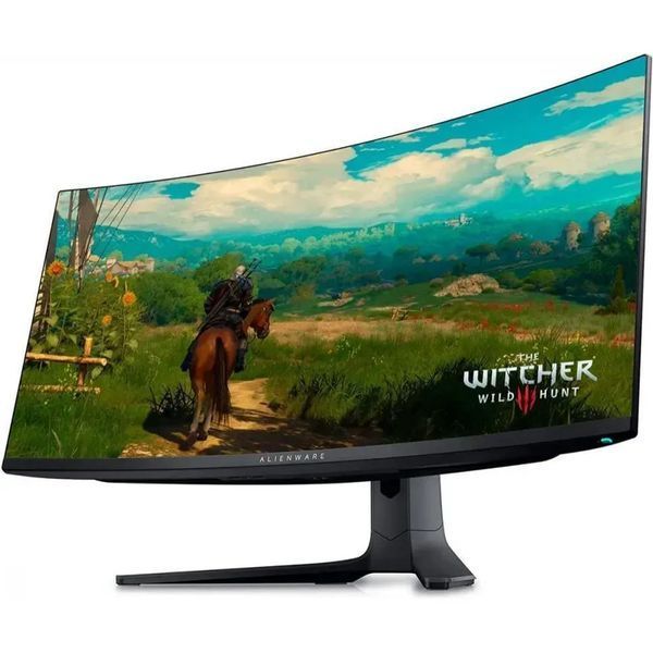 Ультраширокий игровой монитор Alienware AW3423DWF&mdash; 34" QD-OLED, Curved, 165Hz, 0.1ms, WQHD AW-AW3423DWF-BLK фото