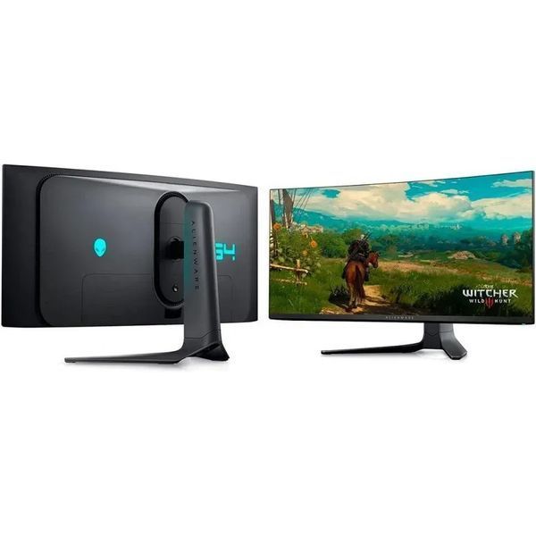 Ультраширокий игровой монитор Alienware AW3423DWF&mdash; 34" QD-OLED, Curved, 165Hz, 0.1ms, WQHD AW-AW3423DWF-BLK фото