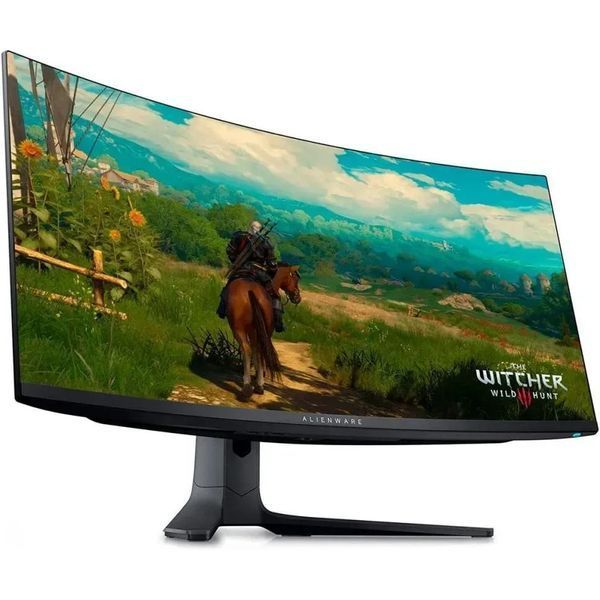 Ультраширокий игровой монитор Alienware AW3423DWF&mdash; 34" QD-OLED, Curved, 165Hz, 0.1ms, WQHD AW-AW3423DWF-BLK фото
