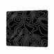 Materiałowa podkładka Topographic Contour Series Black Terrain