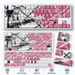 Keycaps Makima PBT Side-Print Pink