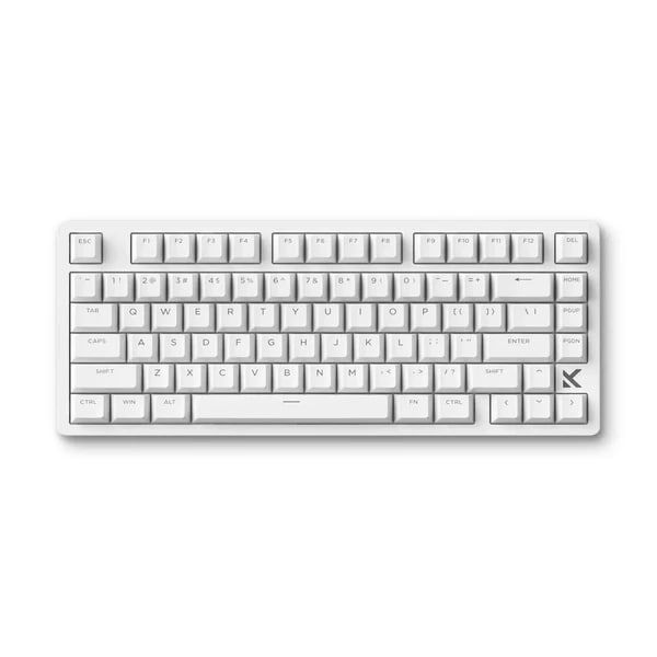 MCHOSE Jet 75 White - Mechanical Keyboard 75%, Kailh Magnetic God Switch, Rapid Trigger, 8000 Hz, RGB