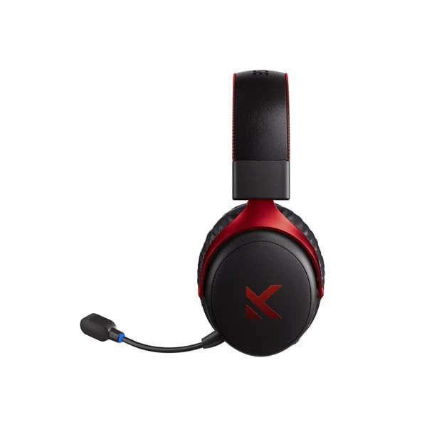 Игровая гарнитура MCHOSE V9 Pro Black Red Wireless 7.1 &mdash; 2.4G / Bluetooth / USB-C, 53 мм биоцеллюлозные драйверы, до 250 часов HW-V9-4 фото