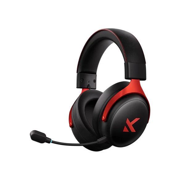 Игровая гарнитура MCHOSE V9 Pro Black Red Wireless 7.1 &mdash; 2.4G / Bluetooth / USB-C, 53 мм биоцеллюлозные драйверы, до 250 часов HW-V9-4 фото
