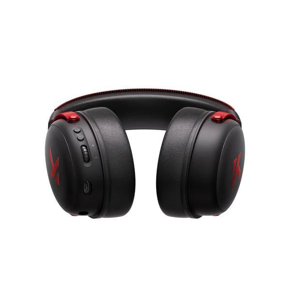 Игровая гарнитура MCHOSE V9 Pro Black Red Wireless 7.1 &mdash; 2.4G / Bluetooth / USB-C, 53 мм биоцеллюлозные драйверы, до 250 часов HW-V9-4 фото
