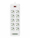 Listwa zasilająca White 10 gniazd + 4 USB + 2 PD, 2 m