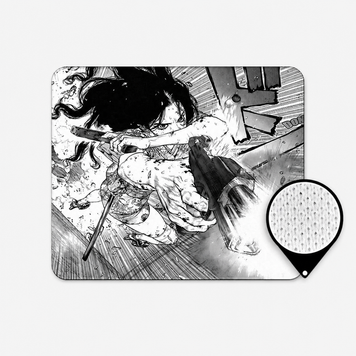 Gaming Mouse Pad Monochrome Art Series &mdash; Warrior Strike