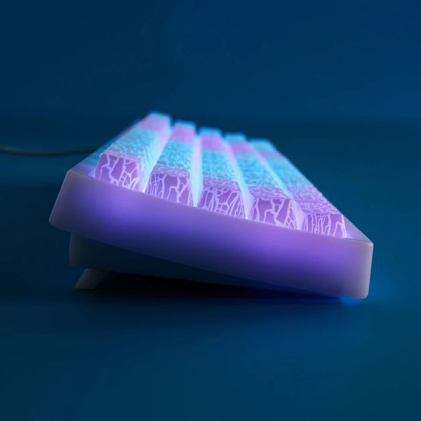 Transparent keycaps New Version 2.0 - 118+ keys, OEM profile, Shine-Through design, IMD technology, white color