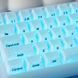 Transparent keycaps New Version 2.0 - 118+ keys, OEM profile, Shine-Through design, IMD technology, white color