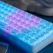 Transparent keycaps New Version 2.0 - 118+ keys, OEM profile, Shine-Through design, IMD technology, white color