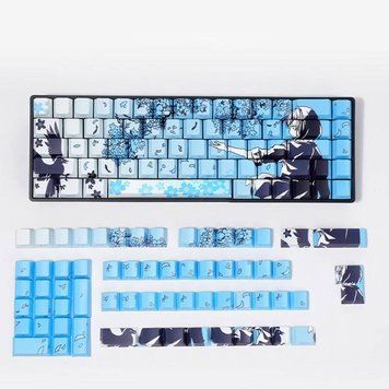 Keycap Sakura PBT for mechanical keyboard &ndash; Dye-Sub, Novelties, 108&ndash;140 keys, In stock